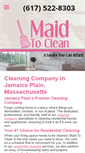 Mobile Screenshot of maidtocleanboston.com